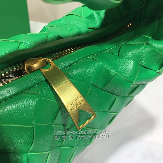 Bottega veneta高端女包 98080小號 寶緹嘉爆款jodie新版本2代編織打結圓形hobo包 BV經典款羊皮手工編織女包  gxz1256